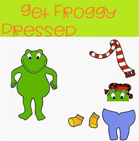 Froggy Gets Dressed Printables